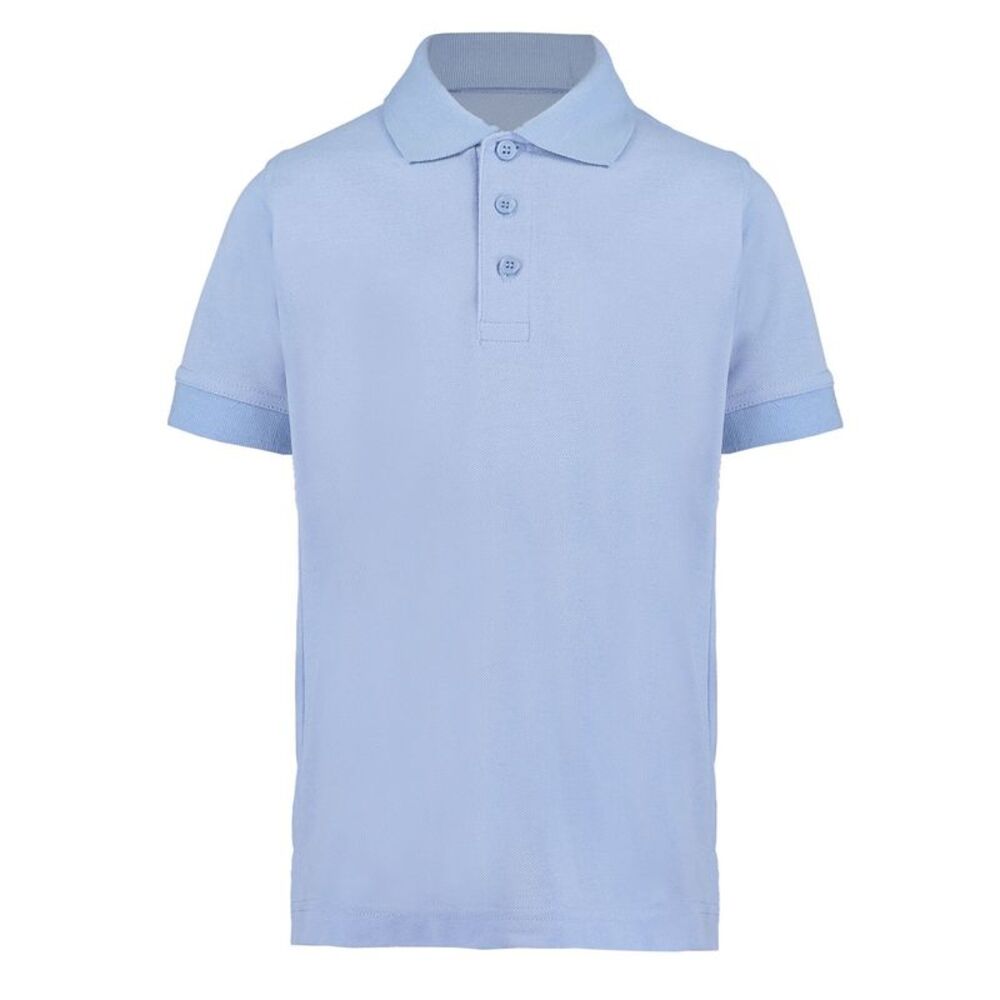 Kustom Kit Childrens/Kids Klassic Polycotton Pique Polo Shirt / Light Blue